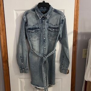 True Religion Light Blue Denim Dress